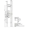 Image de Serrure 4 points série 20215 automatique L2150mm têtière 18mm Axe 40mm bout carré sans gâche - - 26769000