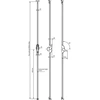 Image de Crémone pompier AEROLIS levier basculant à 90° sans tringle inox - - 18395000