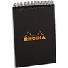 Image de Bloc Rhodia Classic 5/5 80 feuilles Couverture Noire