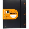 Image de RHODIA 132151C - Cahier d’Organisation Rechargeable Exabook Noir A4+ - Grands Carreaux Seyès - 160 pages Détachables Perf. 4 trous - Papier Clairefontaine 80 g/m² - Couverture Polypro recyclée en occasion ou reconditionné