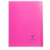 Image de Cahier Koverbook Couverture piqué polypro 96 pages Séyès 21 x 29,7 cm Rose