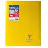 Image de Koverbook Cahier piqure 48 pages avec rabats - 240 x 320 mm - Seyes papier PEFC 90 g - Jaune