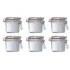 Image de Pack de 6 terrines 350 ml - - Transparent - Verre