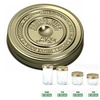 Image de Sachet de 6 couvercles Familia Wiss 10 cm - - Or - Acier