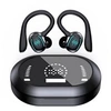 Image de Ecouteurs sans fil Bluetooth YYK-635 Noir avec crochets d'oreille pour la course, la marche, l'entraînement