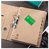 Image de Oxford Intercalaires en carton Touareg, uni, A4, 6 touches