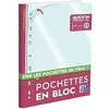 Image de BLOC 40 POCH PERF A4 PP 9/100