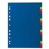 Image de Intercalaires alphabetiques polypropylène couleur A4 - jeu de 21
