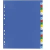 Image de Intercalaire alphabétique multicolore A4+ plastique 20 onglets - 1 jeu - Multicolore -