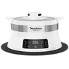 Image de Moulinex Steam Up Cuiseur Vapeur 8 Programmes S'adapte à Tous les Formats de Plats Nettoyage Facile Nutriments Préservés Rangement Facile Livret de Recette Blanc VJ504010 en occasion ou reconditionné