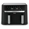 Image de Tefal Dual Easy Fry, Friteuse à air chaud à double chambre, 8,3 l, 2Kg de nourriture, 2 tiroirs indépendants, 7 programmes automatiques, Econome en énergie, Airfryer, Noir, EY901810 en occasion ou reconditionné