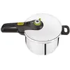 Image de Tefal Secure 5 Neo Autocuiseur de 6 l en acier inoxydable avec 5 systèmes de sécurité et système d'ouverture et fermeture faciles Pour tous feux y compris induction en occasion ou reconditionné