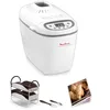 Image de Moulinex Home Bread Baguette Machine à petits pains, 16 programmes, Résultats homogènes, Jusqu'à 1,5 kg de pain frais, Plaques croustillants, 3 niveaux de dorage OW610110, Blanc en occasion ou reconditionné