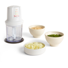 Image de Moulinex Multi moulinette, Mini hachoir, Compact, fonction 3 en 1, capacité 250 ml, 350 W, Blanc,Mini hachoir