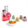 Image de Moulinex Fresh express nectar 4 en 1, Découpe légumes, 4 cônes dont 1 spécial nectar, Rouge et blanc,Découpe-légumes Fresh express