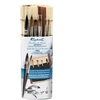 Image de Pincelier de voyage set de pinceaux aquarelle techniques fluides