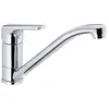 Image de Robinet évier Mitigeur de cuisine chrome Bec long mobile Design
