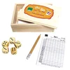 Image de Jeu de Yam's 6 Dés et Bloc de Score pour Enfant Dès 6 Ans Jouet en Bois en occasion ou reconditionné