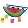 Image de Jouets à encastrer - : Boîte à formes pastèque et fruits en bois jeu d'éveil coloré et éducatif Vilac - Multicolore