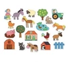 Image de Magnets de la ferme en bois