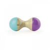 Image de hochet du jura turquoise et violet