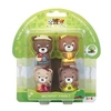 Image de Lot de 4 figurines Famille Browny