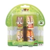 Image de Lot de 4 figurines Famille Nutnut