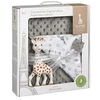 Image de Couverture Girafe : blanche et marron / plaid : gris