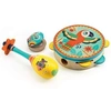 Image de Set instruments de musiques Tambourin avec maracas et castagnettes