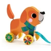 Image de Lou Le petit chien a tirer en bois