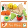 Image de Dinette en bois Fruits et légumes à découper