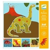 Image de Kit créatif 5 pochoirs Dinosaures