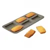 Image de Plaque à financiers, 6 empreintes, acier anti-adhésif