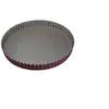 Image de Tourtière ronde cannelée fond fixe 20 cm - - Marron - Acier