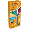 Image de BIC 4 Couleurs Original - Stylos-Bille Rétractables Pointe Moyenne (1,0 mm) - Certifié NF Environnement - Boîte de 12 en occasion ou reconditionné