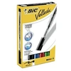 Image de Marqueur effaçable Bic encre liquide pointe ogive moyenne 2,2 mm - Boîte de 4 coloris classique - Assorties -