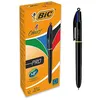 Image de BIC 4 Couleurs Pro Stylos-Bille Rétractables (Pointe Moyenne (1 mm) / Parfait pour l'Ecole et au Bureau) - Couleurs Assorties, Boîte de 12 en occasion ou reconditionné