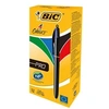 Image de 4 Couleurs Pro Stylos-Bille Rétractable Pointe Moyenne (1,0 mm) - Boite de 12