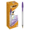 Image de BIC Cristal Fun Stylos-Bille Pointe Large (1,6 mm) - Écriture Large et Intense - Violet, Boîte de 20 en occasion ou reconditionné