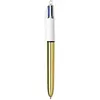 Image de Stylo à bille Shine 4 Couleurs Doré