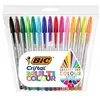 Image de Pochette de 15 Stylos à bille Cristal Multicolour Couleurs assorties
