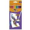 Image de Étui 12 crayons de couleur effaçables BIC Multicolore 15x30x5 cm 147006