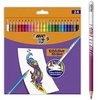 Image de Pochette de 24 crayons de couleur effaçables