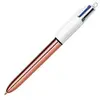 Image de Stylo à bille BIC 4 couleurs Shine Or rose