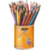 Image de BIC Kids Evolution ECOlutions Crayons de Couleur Enfant, Parfait pour l'Ecole - Couleurs Assorties, Pot à Crayons x60 en occasion ou reconditionné