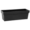 Image de Jardinière Toscane + plateau clipsé 50 x 18 x 16,7 cm - Gris Anthracite -