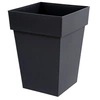 Image de Pot Toscane mi-haut carré 39x39x53cm Gris Anthracite