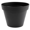Image de Pot de fleur rond Toscane Ø 80 x H.66 cm - Anthracite -