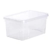 Image de EDA PLASTIQUE Boite de rangement Funny Box 4 L - Naturel - 25,5 x 18 x 12,7 cm
