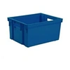 Image de eda bac de rangement manutention avec 2 poignées - 30 l - bleu